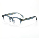 Frank Vintage Acetate Eyeglasses Frame Round Frames Southood Ice Blue